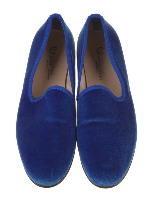 Del Toro Velvet Embroidered Accent Loafers