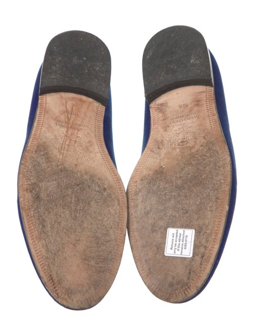 Del Toro Velvet Embroidered Accent Loafers