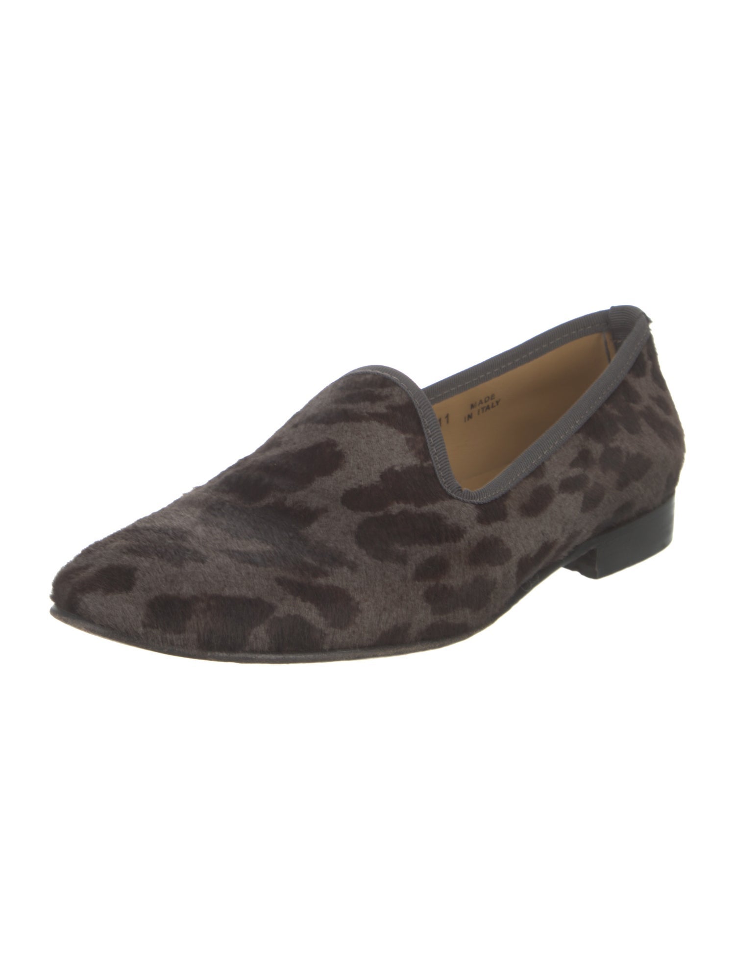Del Toro Ponyhair Printed Loafers