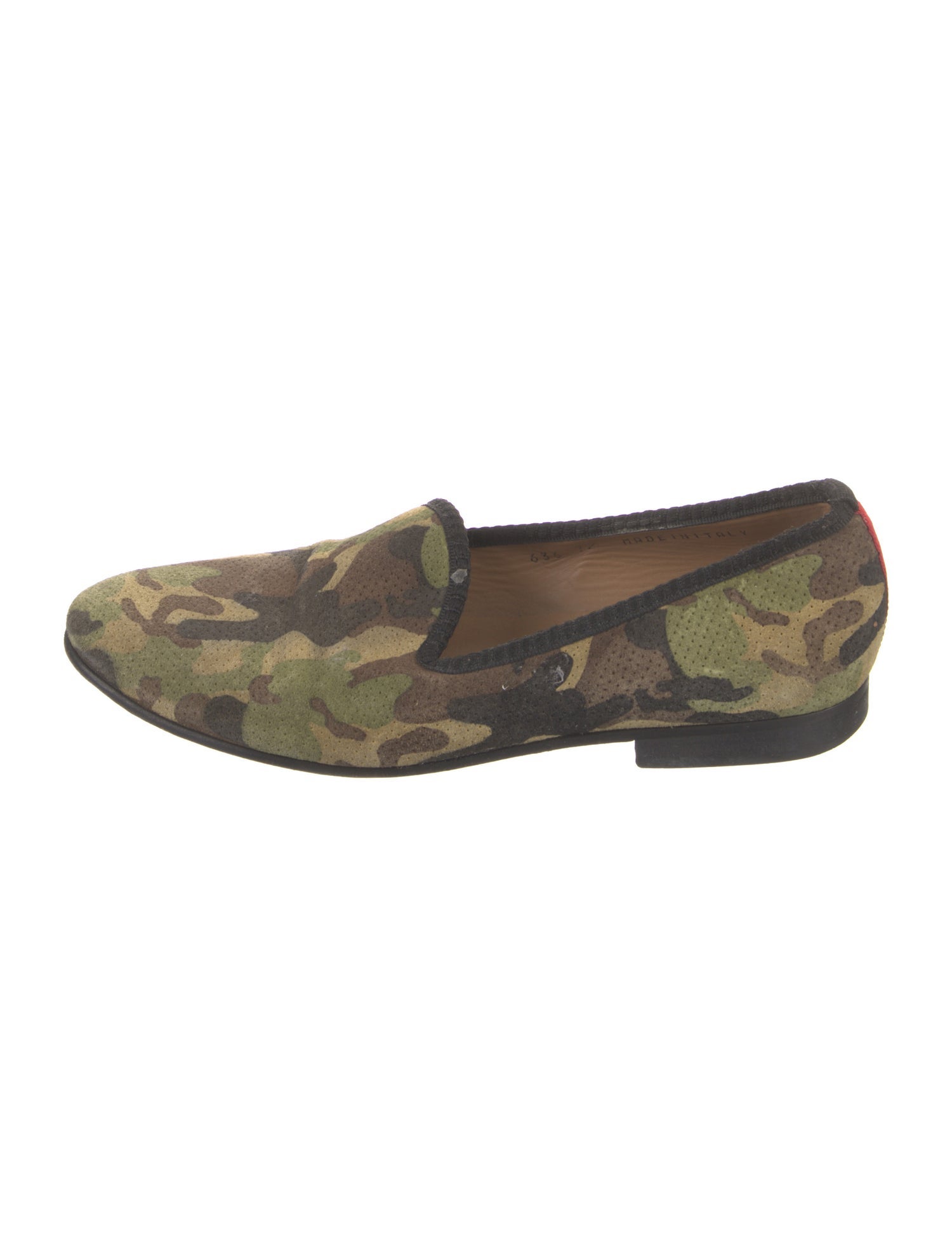 Del Toro Suede Printed Loafers