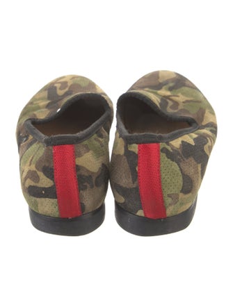 Del Toro Suede Printed Loafers