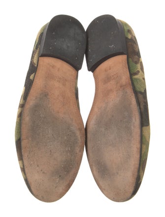 Del Toro Suede Printed Loafers