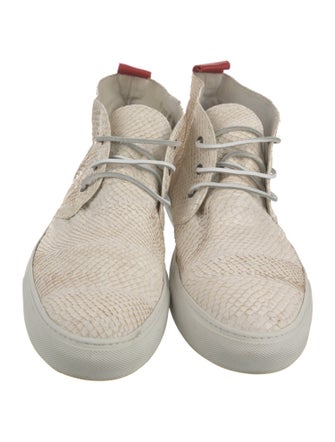 Del Toro Snakeskin Sneakers