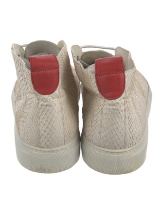 Del Toro Snakeskin Sneakers
