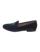 Del Toro Velvet Embroidered Accent Loafers