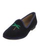Del Toro Velvet Embroidered Accent Loafers