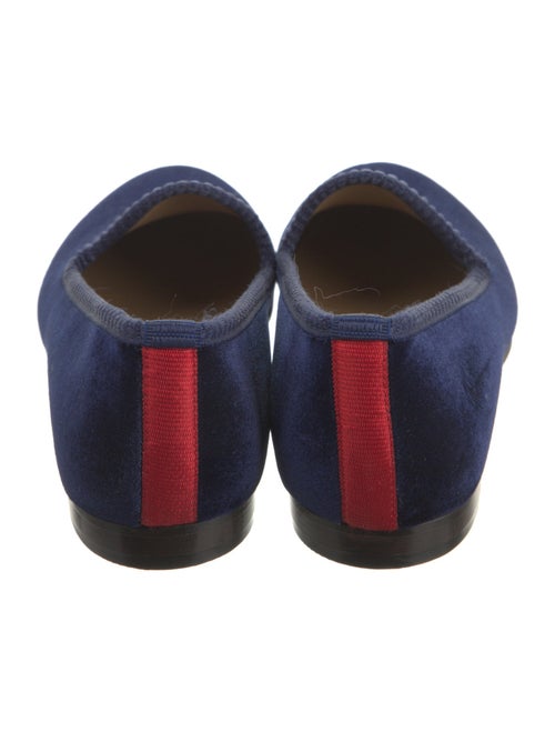 Del Toro Velvet Embroidered Accent Loafers