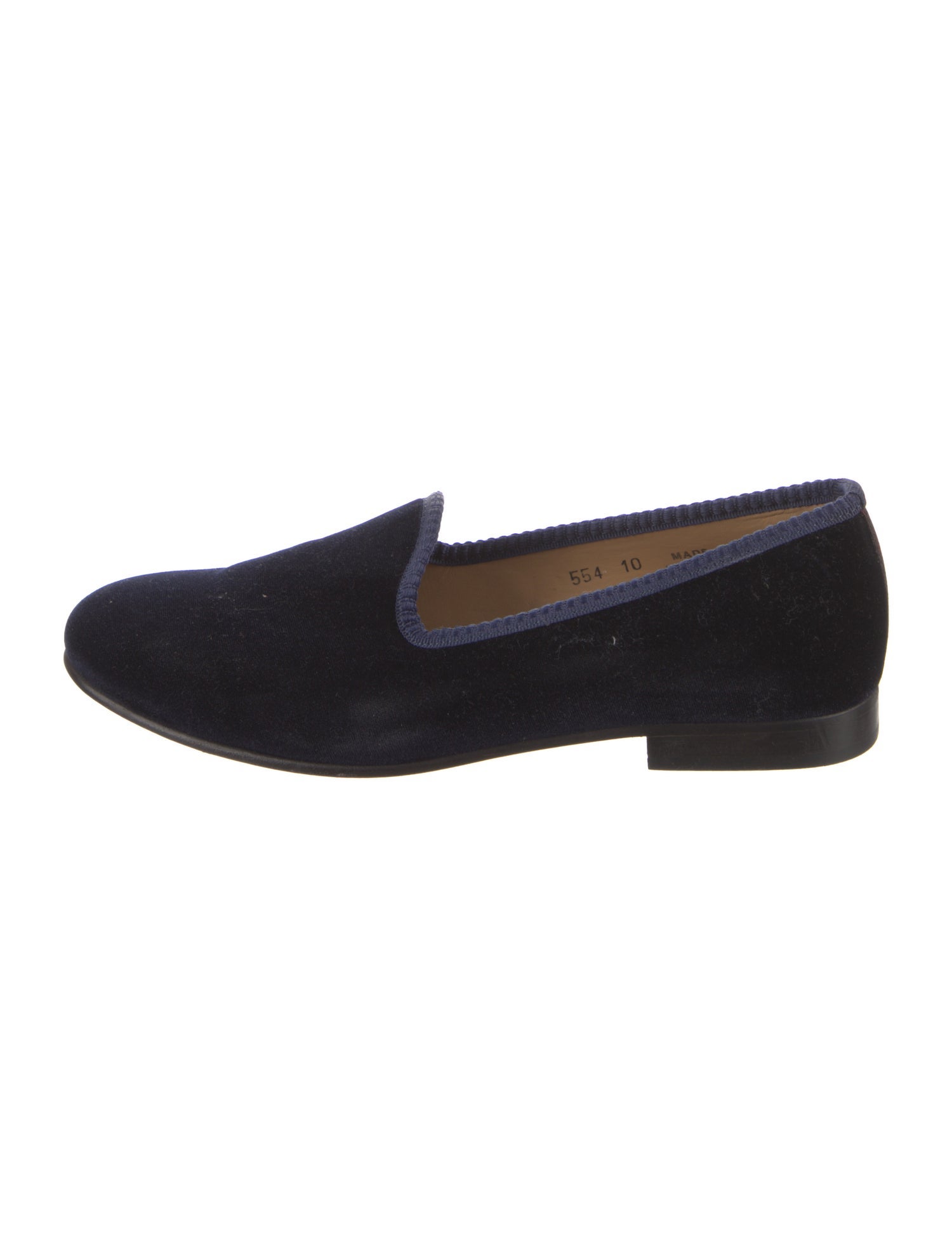 Del Toro Velvet Embroidered Accent Loafers