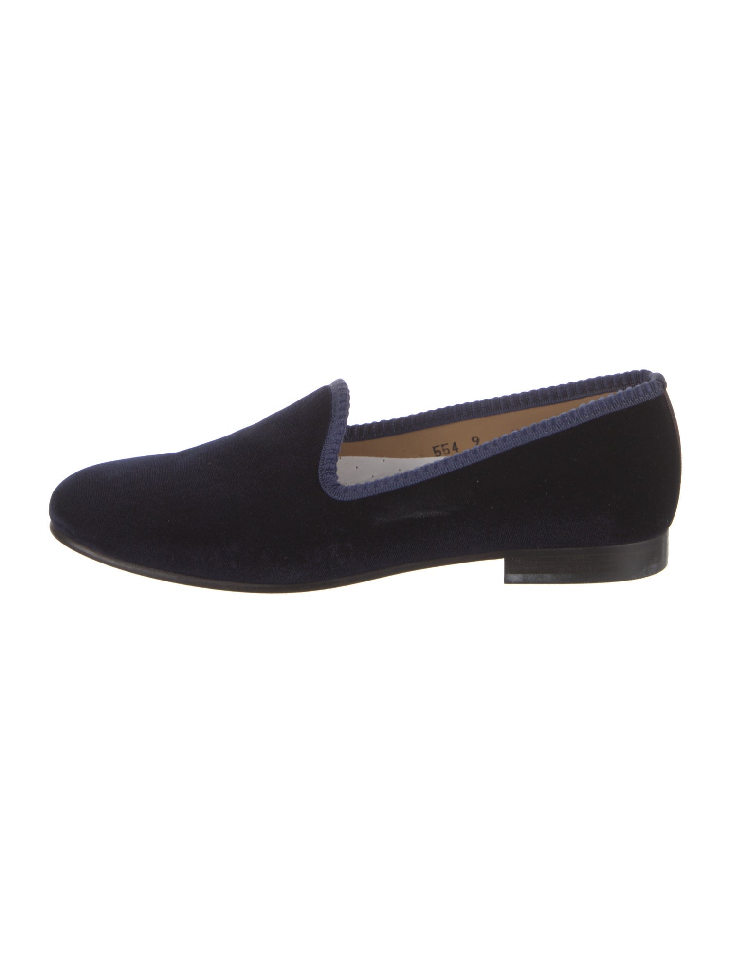 Del Toro Velvet Embroidered Accent Loafers