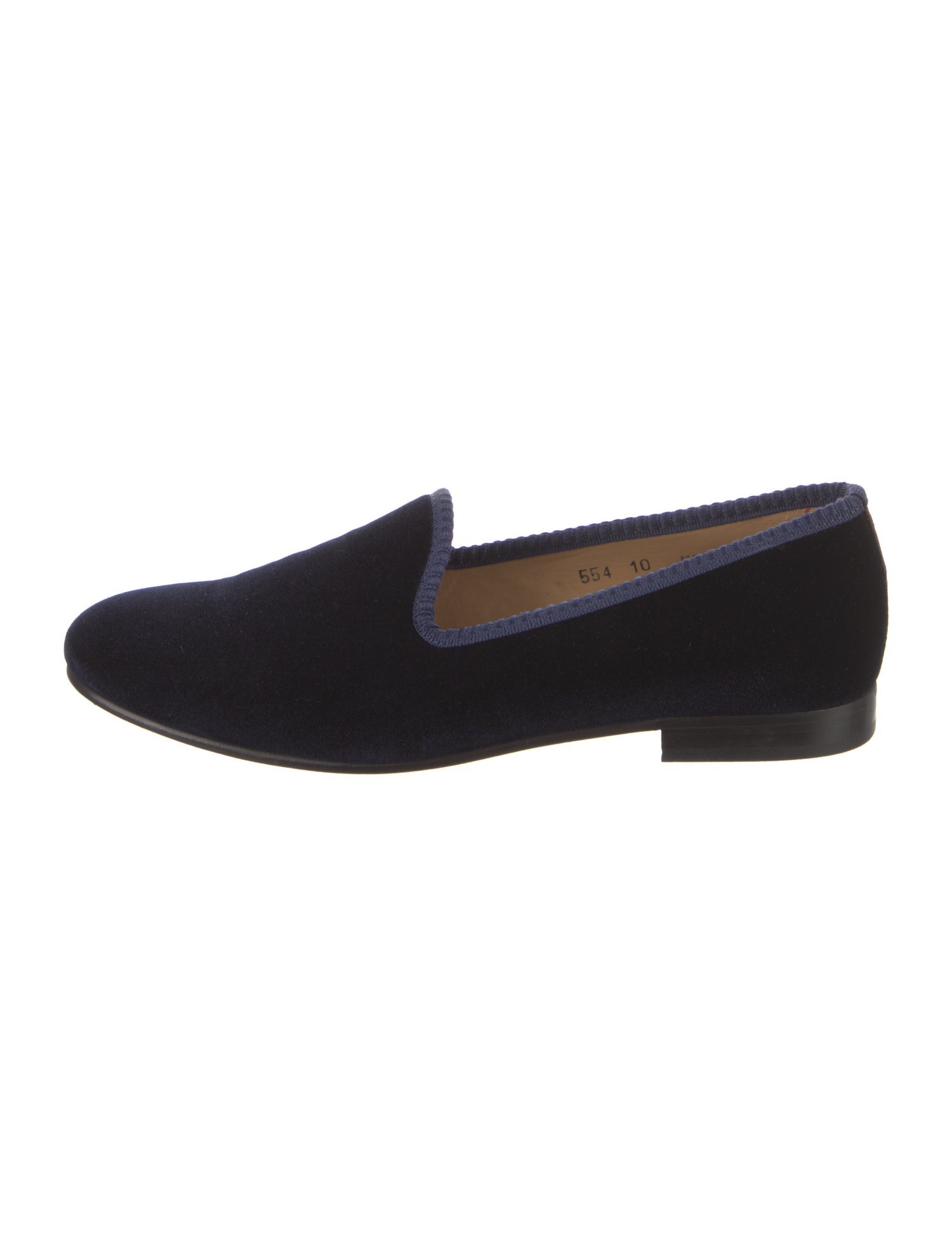 Del Toro Velvet Embroidered Accent Loafers