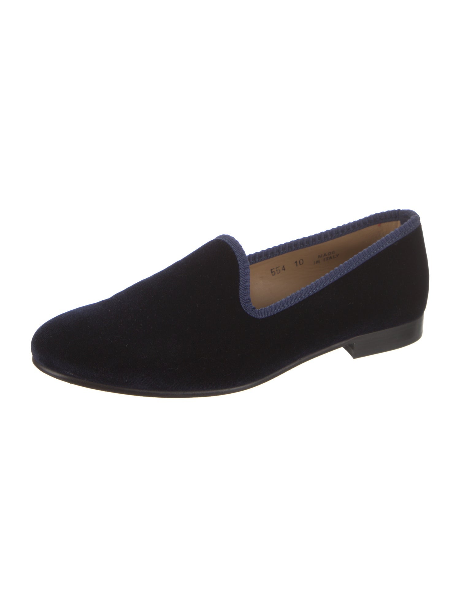 Del Toro Velvet Embroidered Accent Loafers