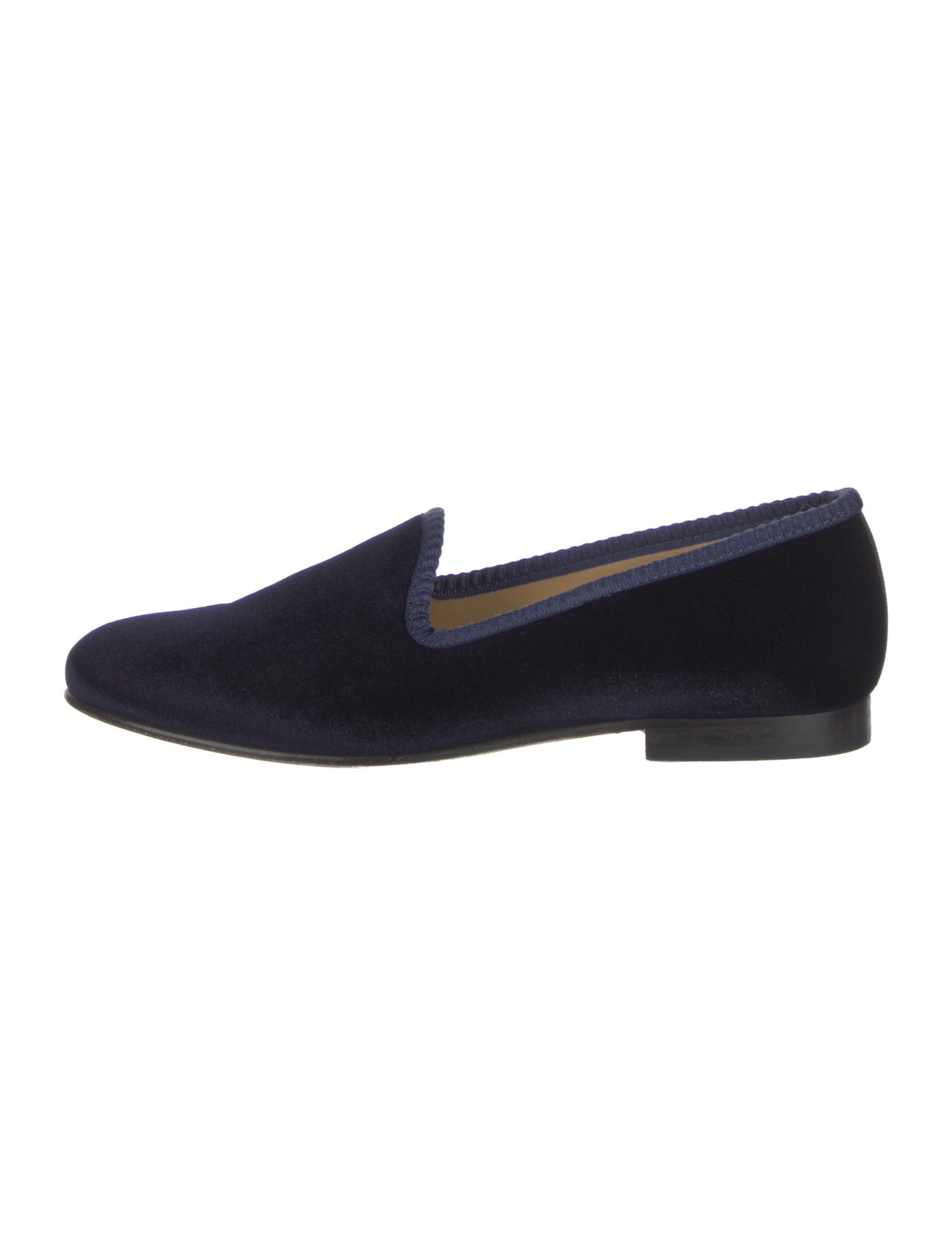 Del Toro Velvet Embroidered Accent Loafers