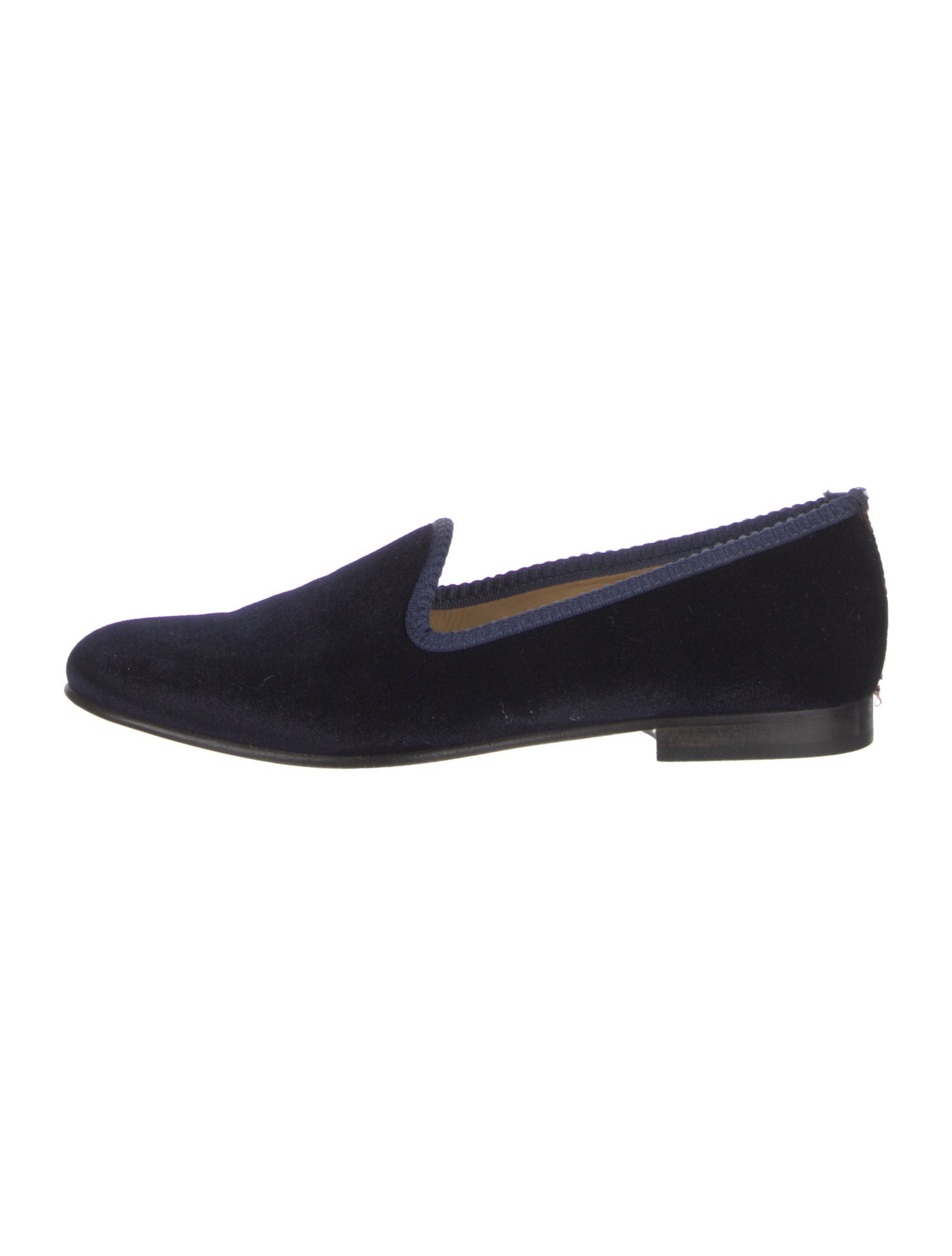 Del Toro Velvet Embroidered Accent Loafers