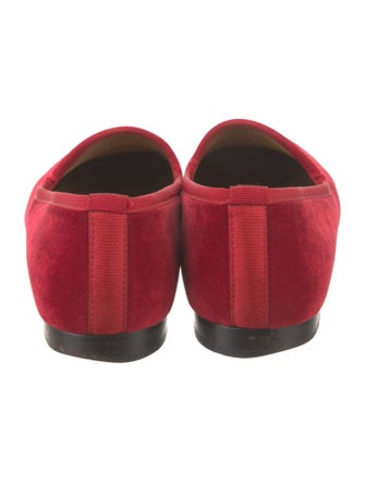 Del Toro Velvet Embroidered Accent Loafers