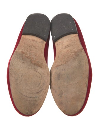 Del Toro Velvet Embroidered Accent Loafers