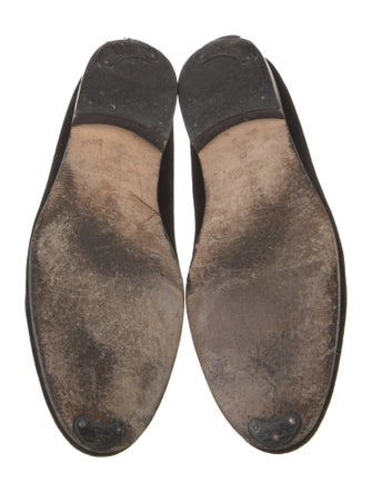 Del Toro Velvet Embroidered Accent Loafers