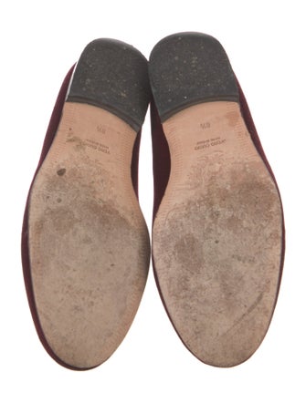 Del Toro Velvet Embroidered Accent Loafers