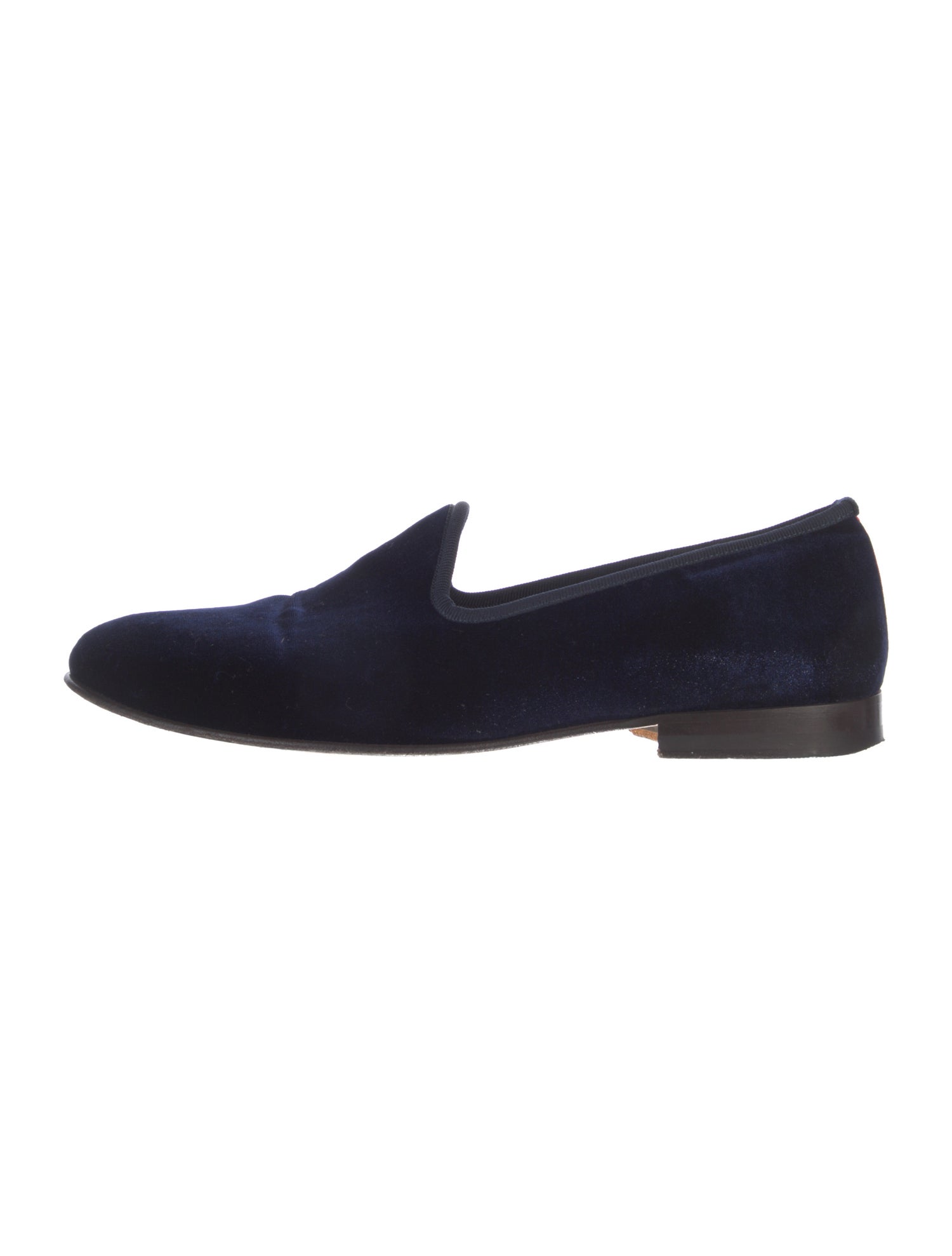 Del Toro Velvet Grosgrain Trim Loafers