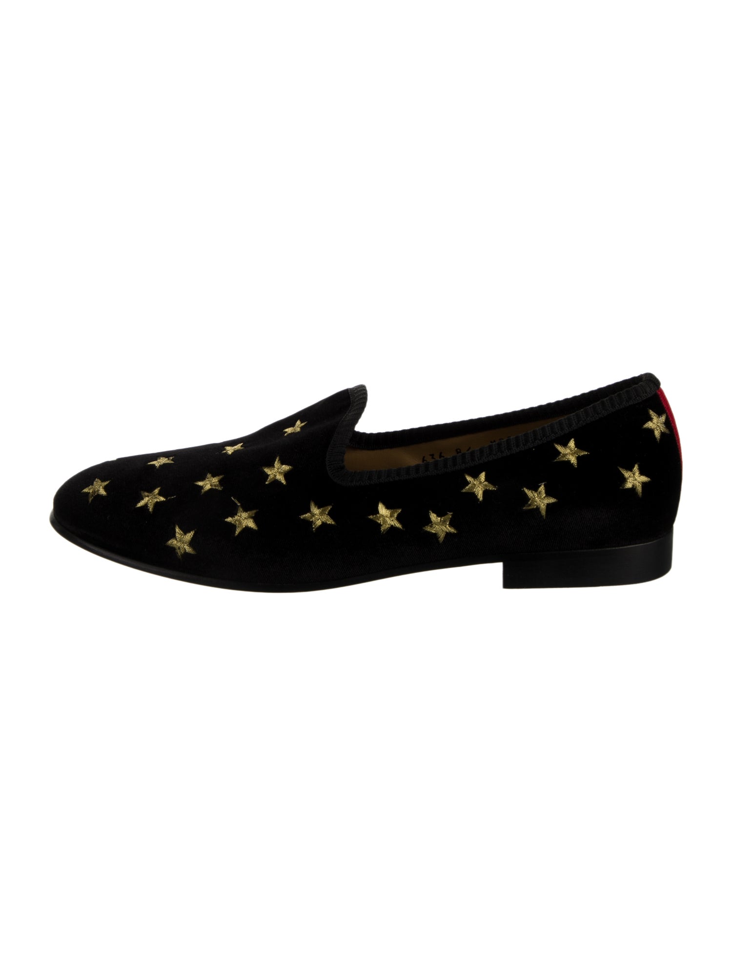 Del Toro Velvet Printed Loafers