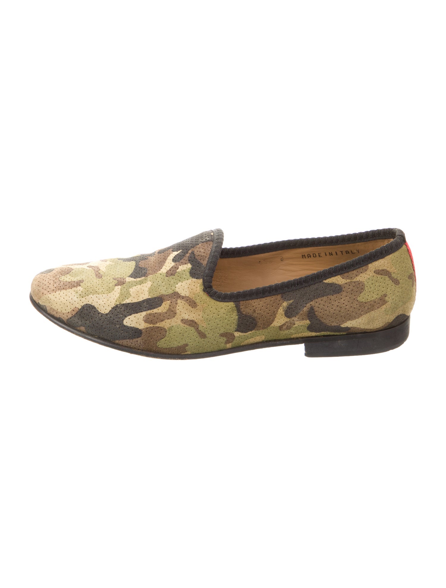 Del Toro Suede Printed Loafers