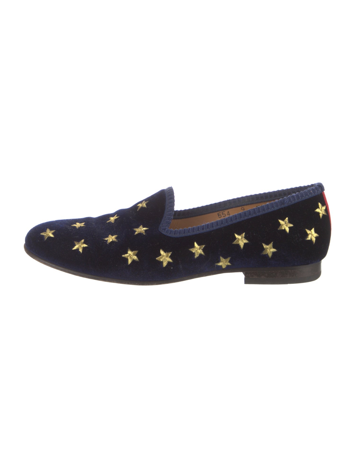 Del Toro Velvet Patterned Loafers