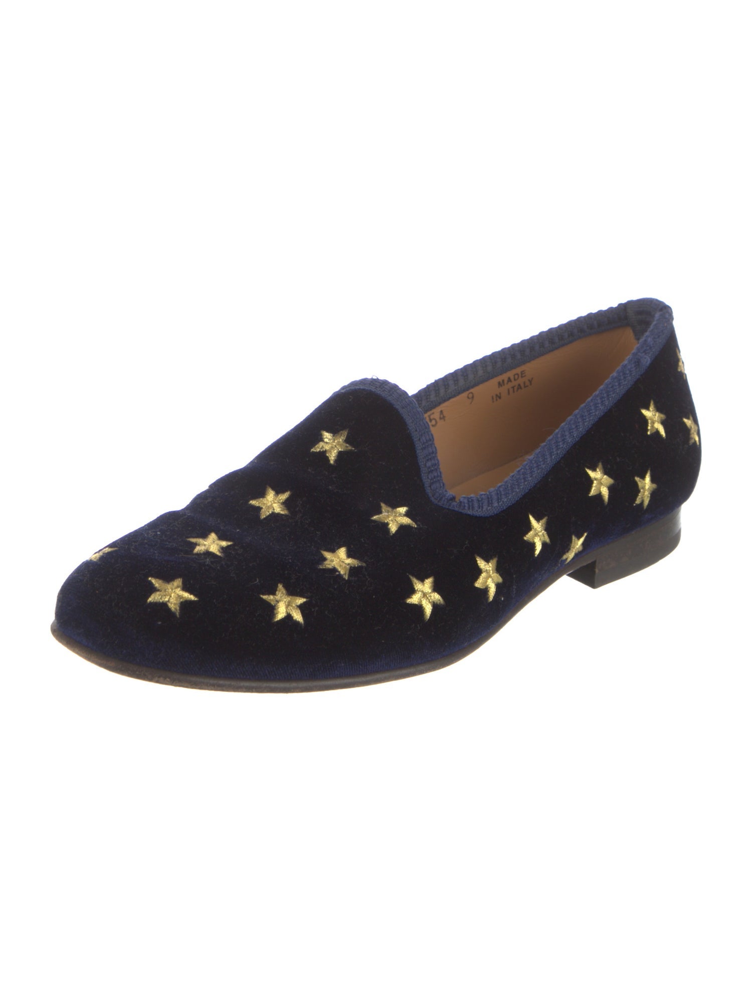 Del Toro Velvet Patterned Loafers