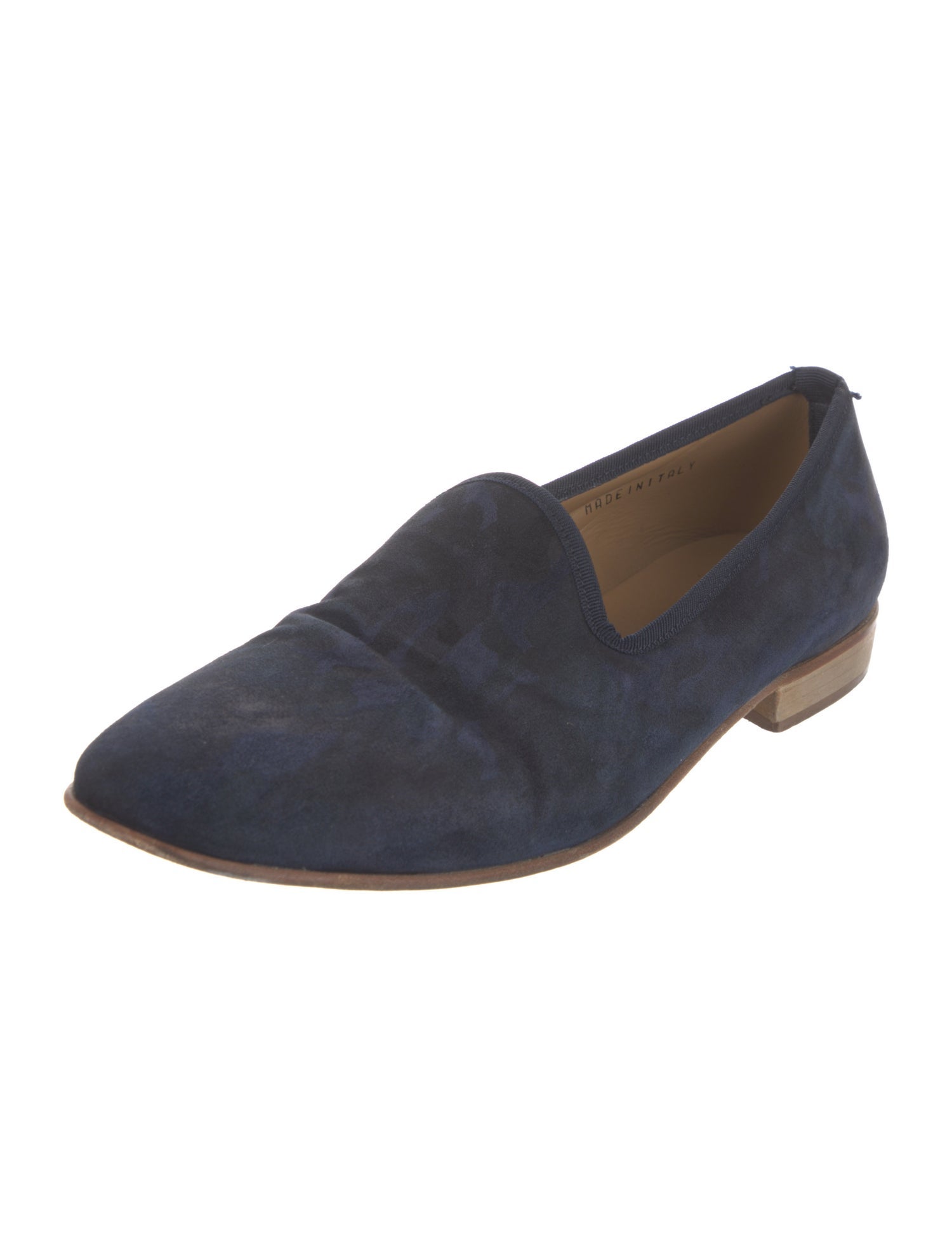 Del Toro Velvet Embroidered Accent Loafers
