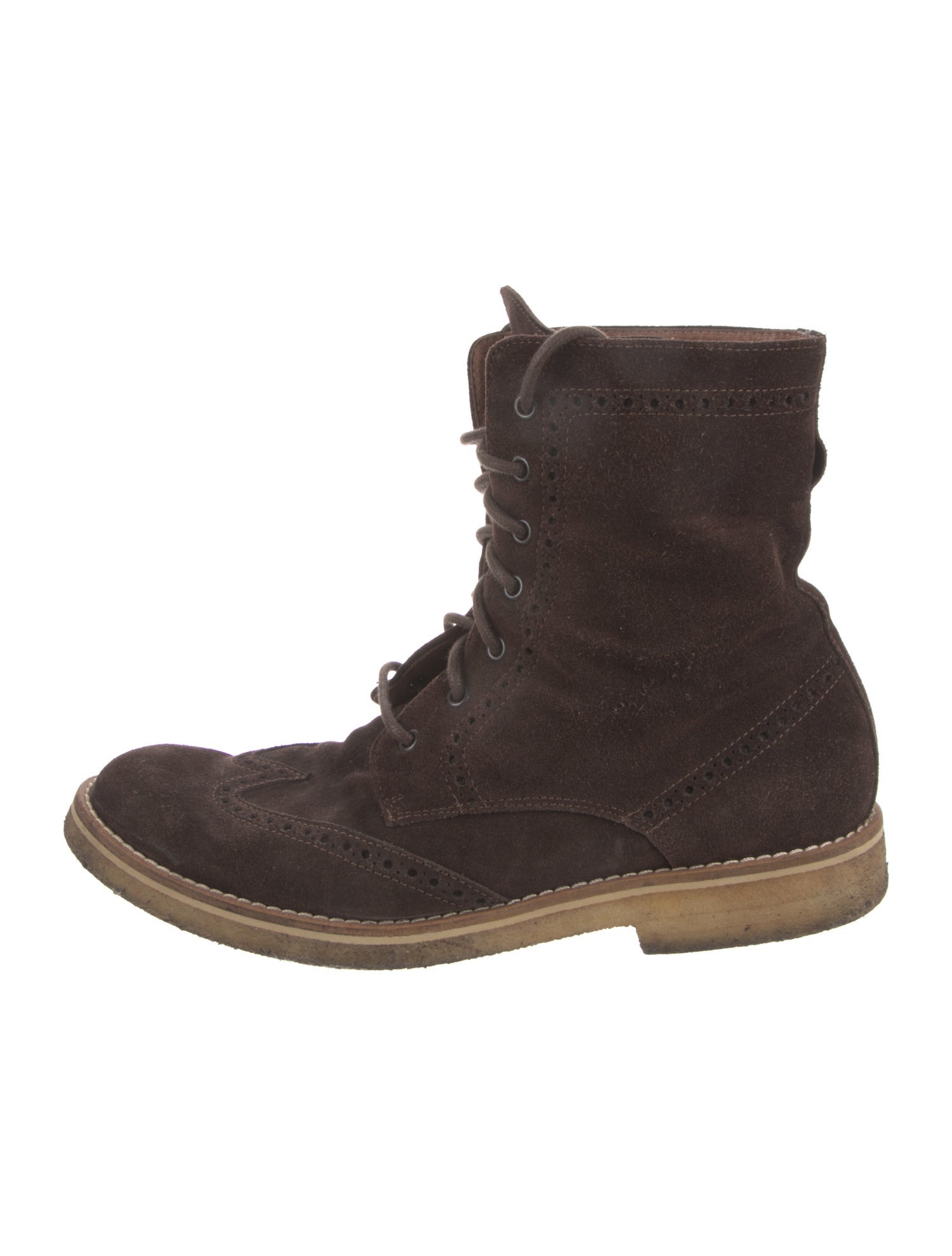 Del Toro Suede Lace-Up Boots