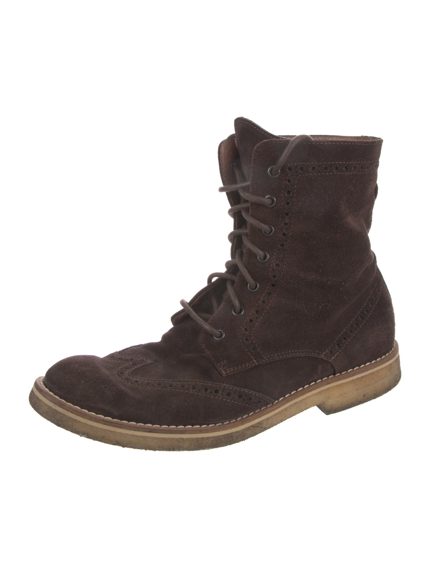 Del Toro Suede Lace-Up Boots