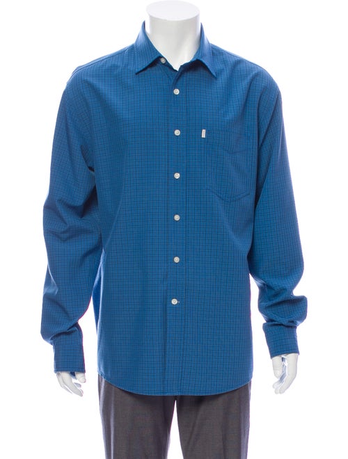 Aigle Striped Long Sleeve Shirt Blue