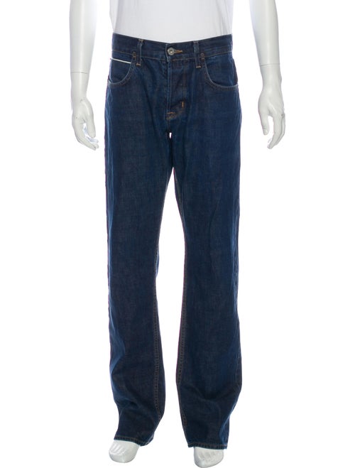 Hudson Straight-Leg Jeans Blue