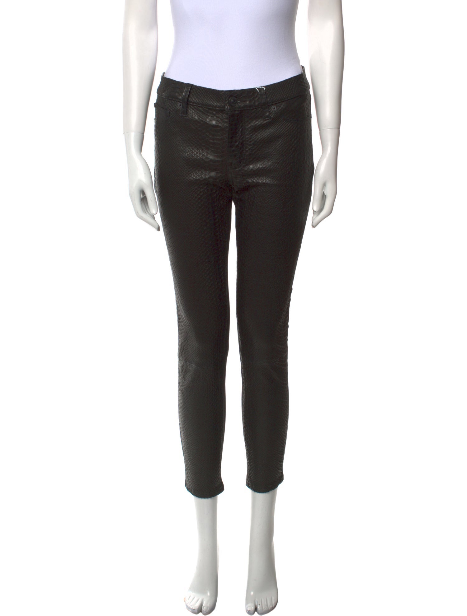 Hudson Lambskin Skinny Leg Pants w/ Tags