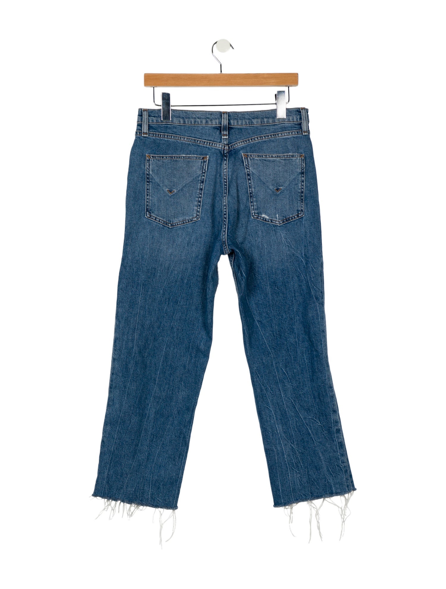 Hudson High-Rise Straight Leg Jeans