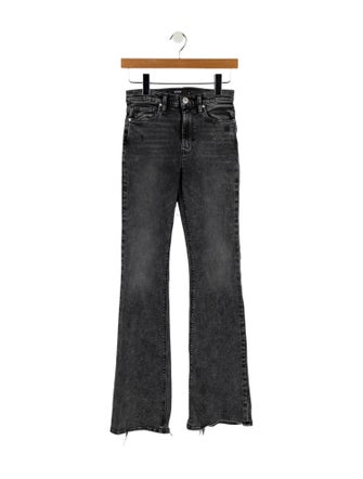 Hudson Mid-Rise Wide Leg Jeans