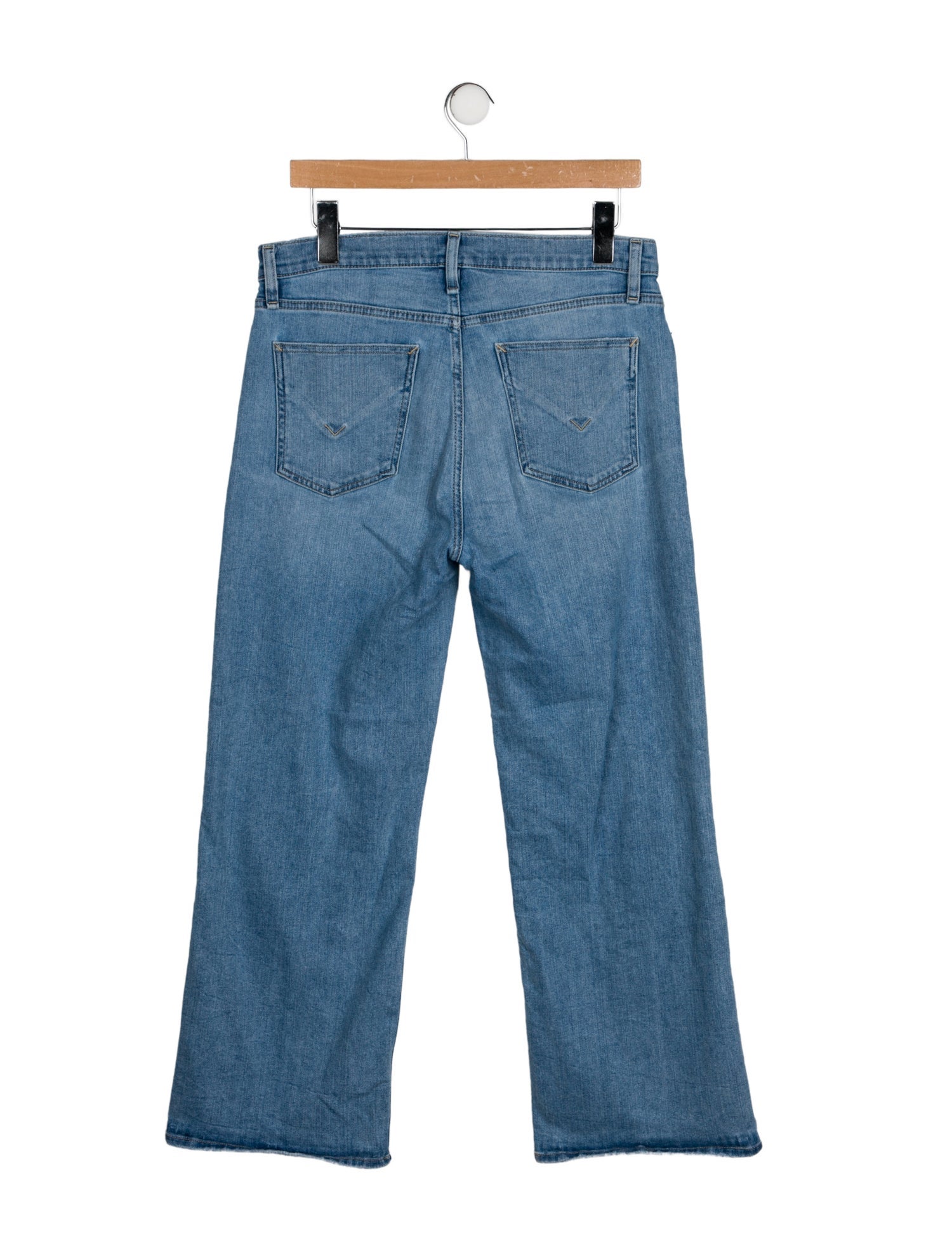 Hudson Mid-Rise Wide Leg Jeans