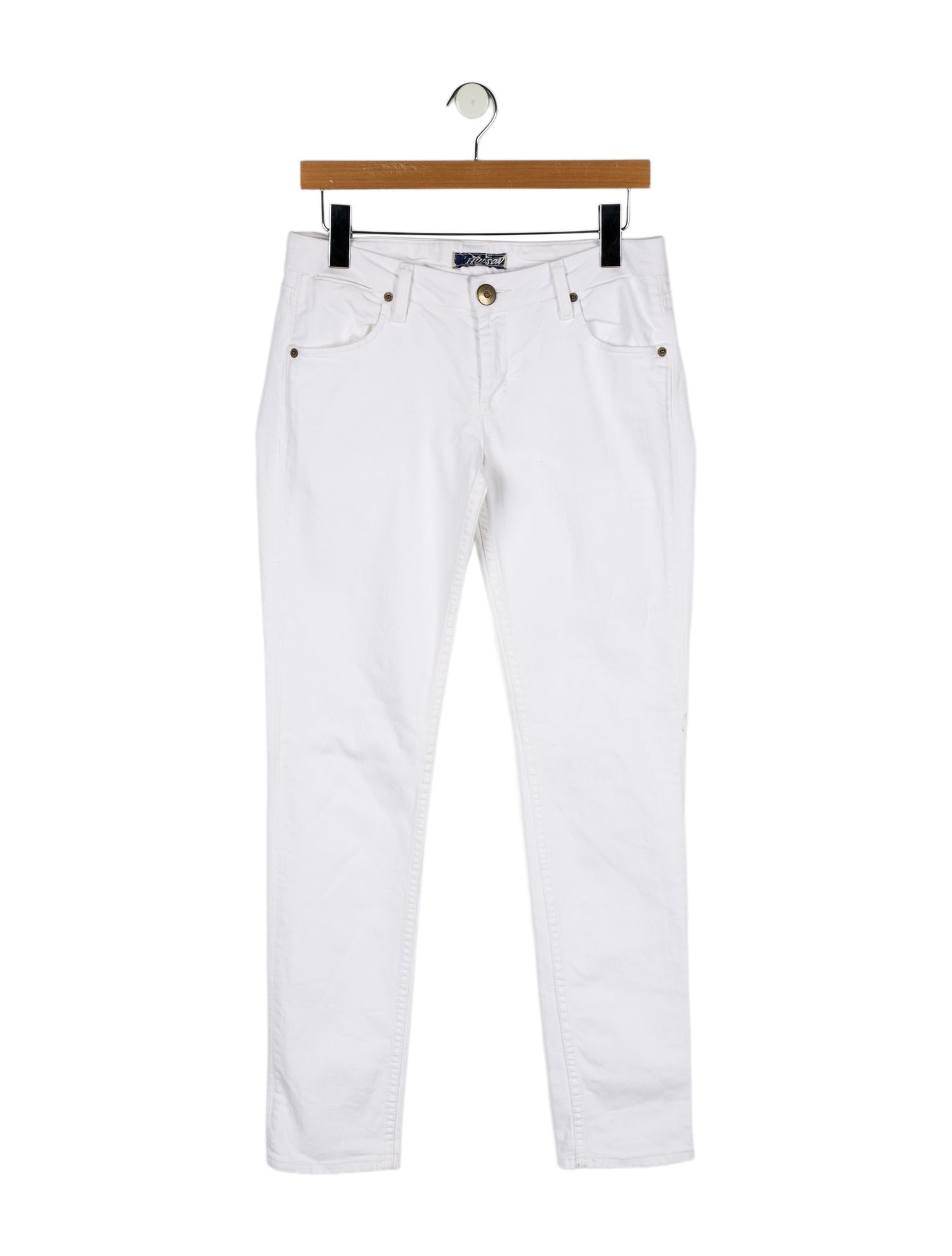 Hudson Low-Rise Straight Leg Jeans