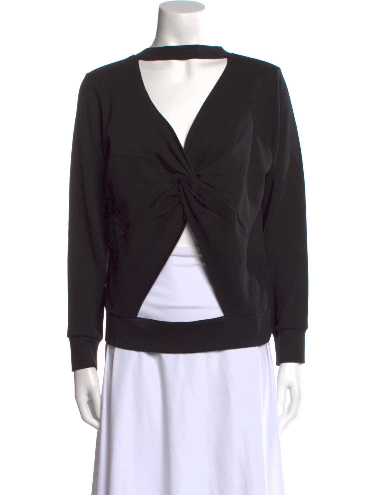 Hudson V-Neck Long Sleeve Sweatshirt