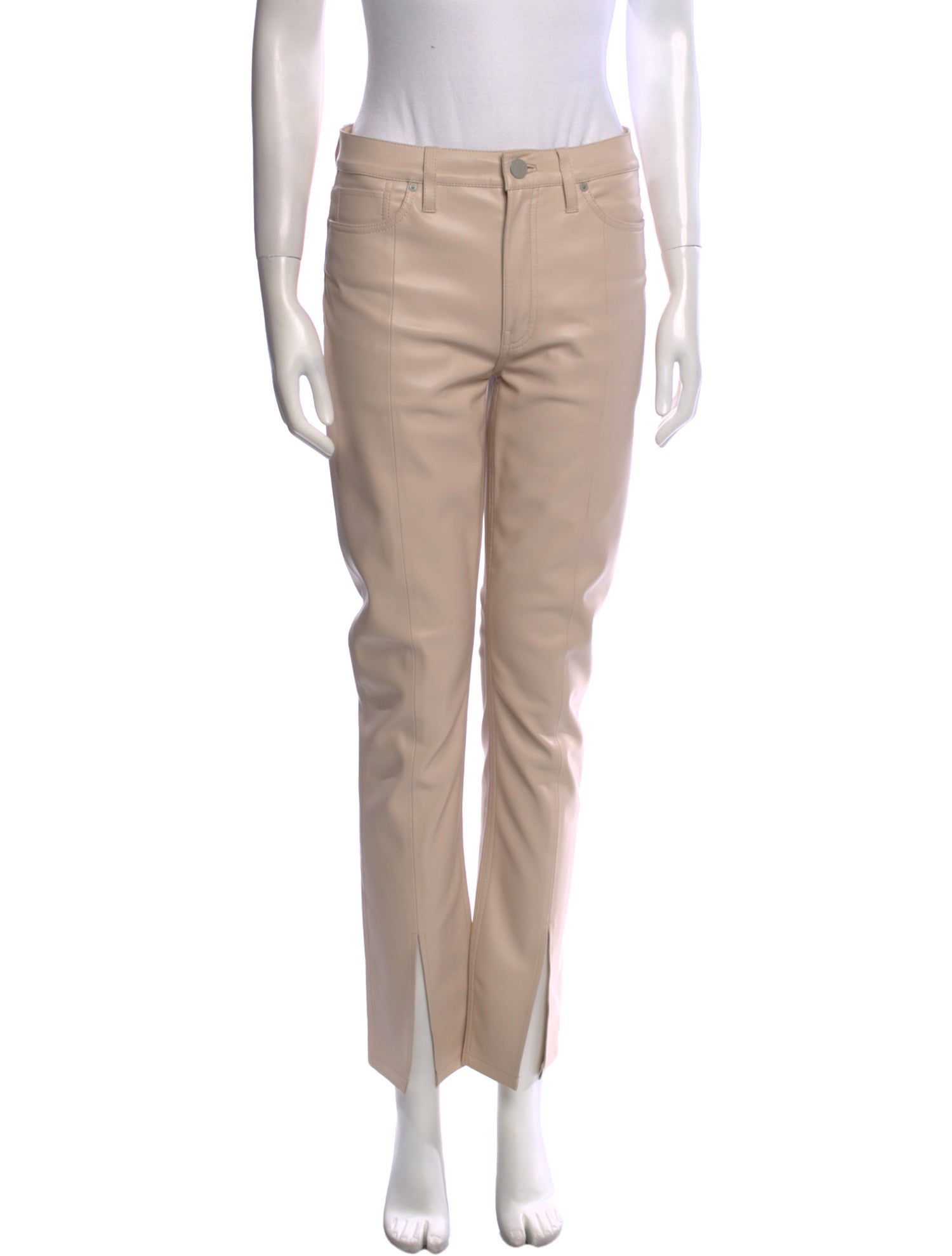 Hudson Faux Leather Straight Leg Pants