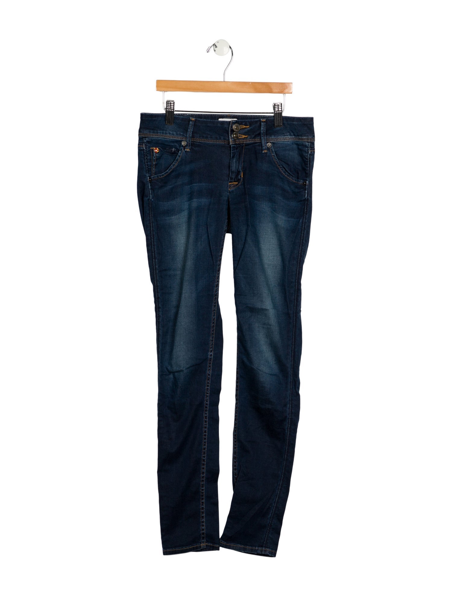 Hudson Low-Rise Skinny Leg Jeans