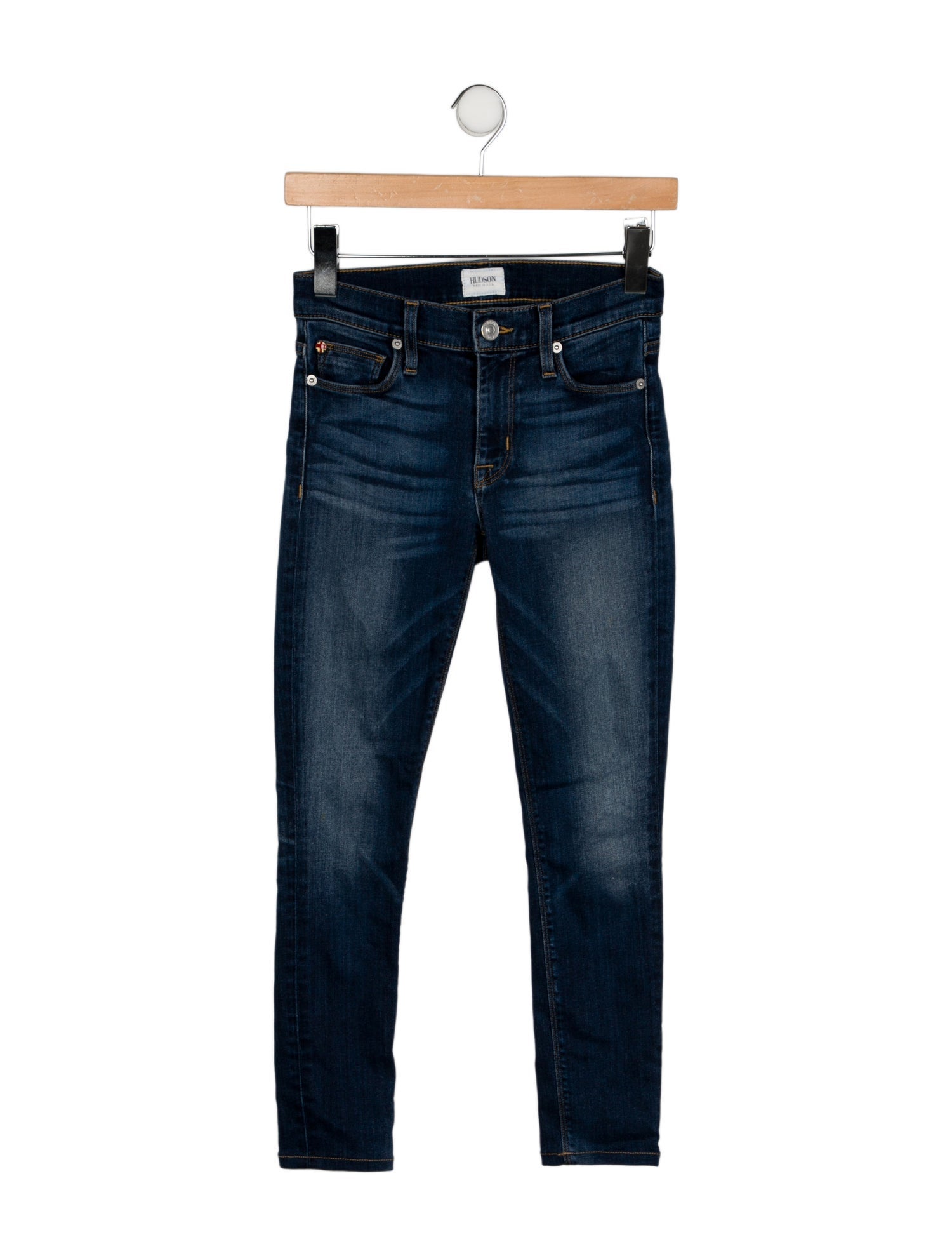 Hudson Low-Rise Skinny Leg Jeans