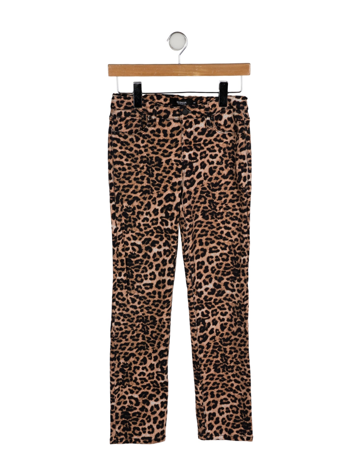 Hudson Animal Print Straight Leg Pants
