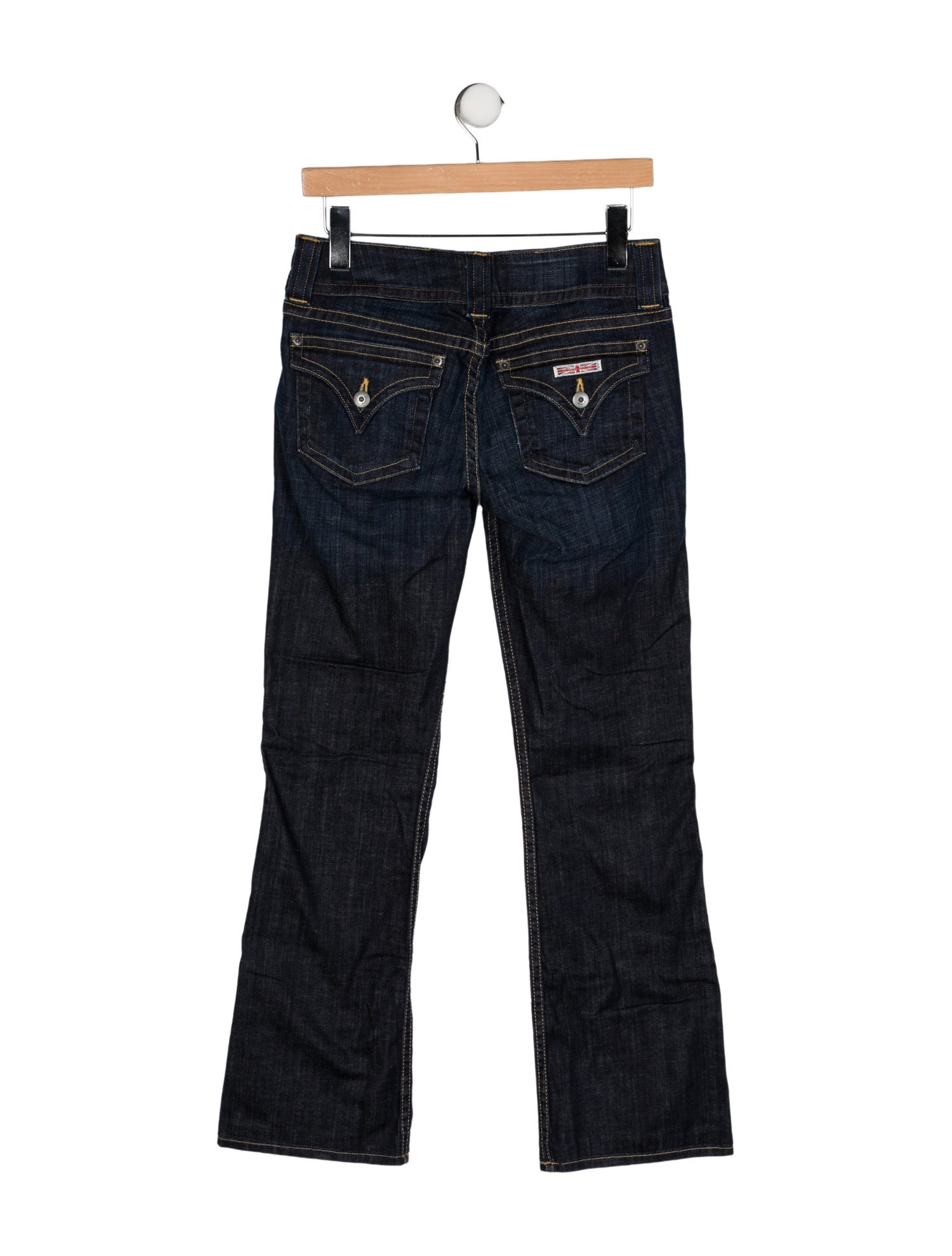 Hudson Mid-Rise Wide Leg Jeans
