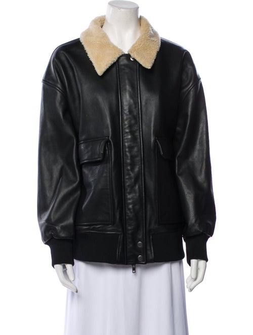 Hudson Leather Bomber Jacket