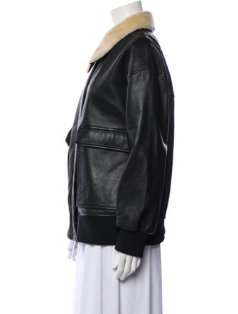 Hudson Leather Bomber Jacket