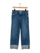 Hudson Mid-Rise Wide Leg Jeans