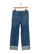 Hudson Mid-Rise Wide Leg Jeans