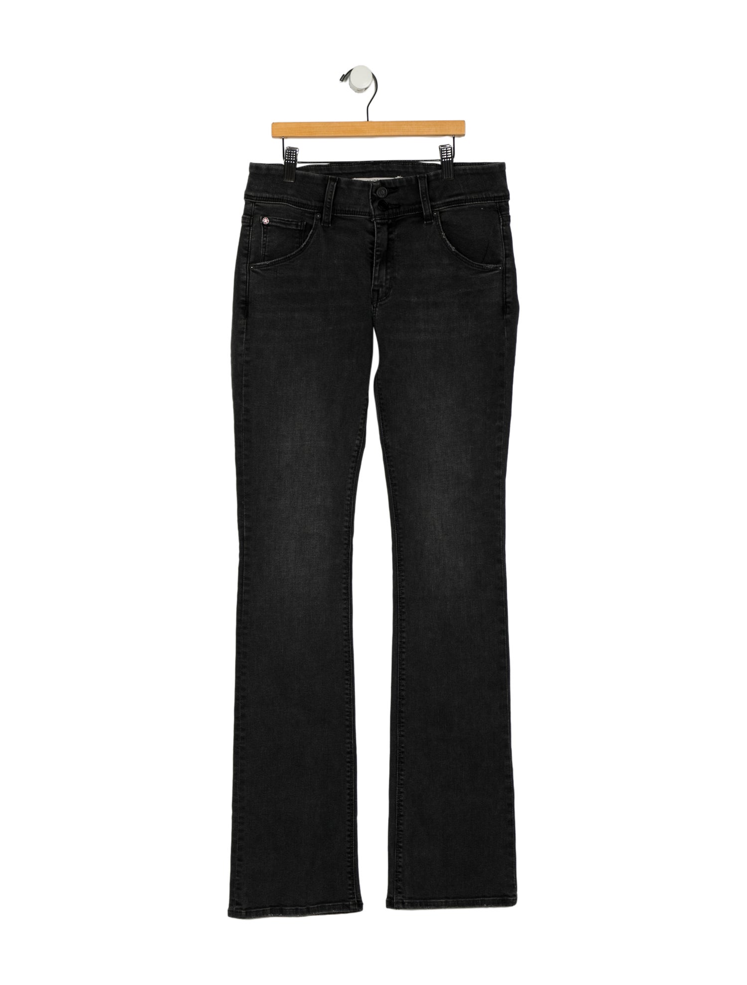 Hudson Mid-Rise Straight Leg Jeans