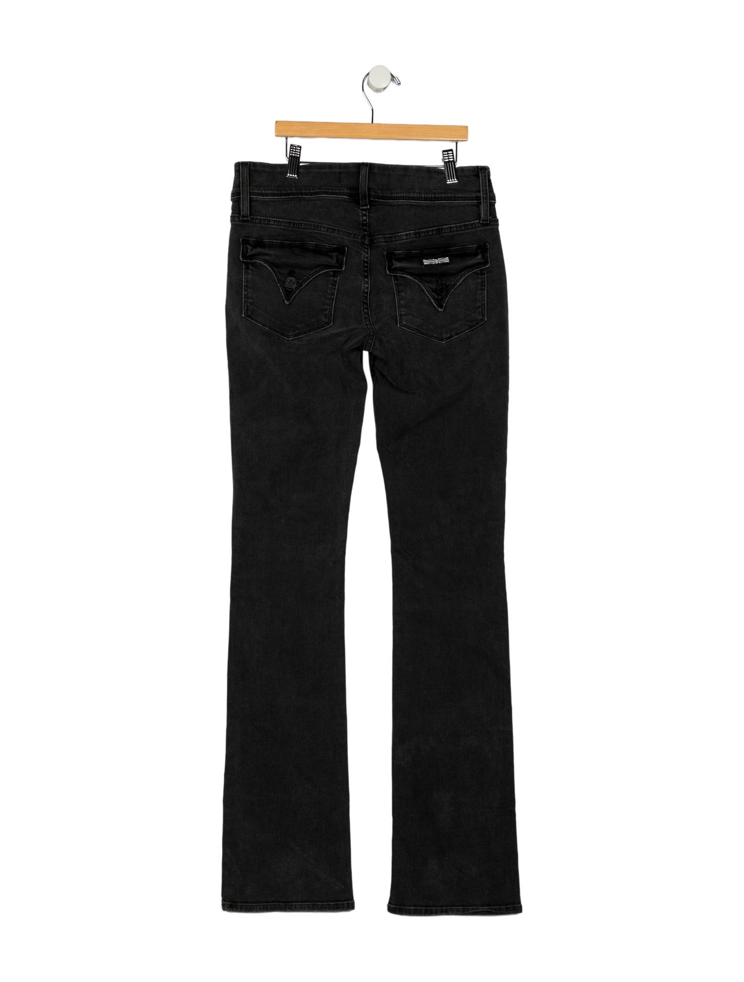 Hudson Mid-Rise Straight Leg Jeans