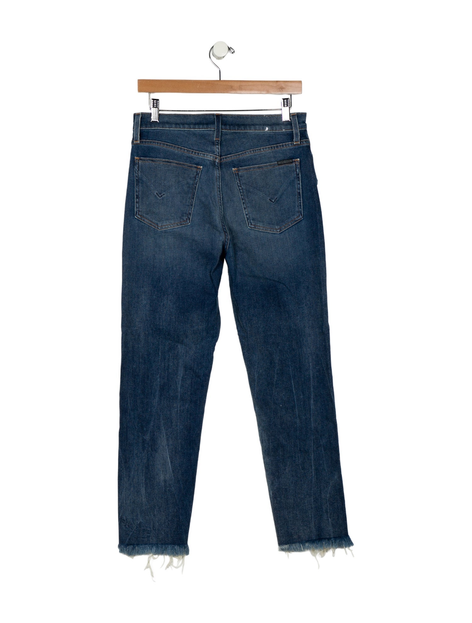 Hudson Mid-Rise Straight Leg Jeans
