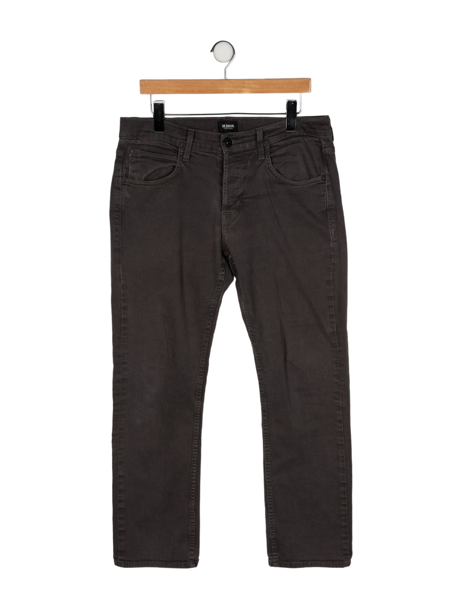 Hudson Mid-Rise Straight Leg Jeans